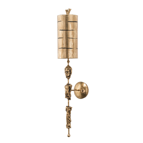 Kontrollera Fragment 1 ljus vägglampa - guld Elstead