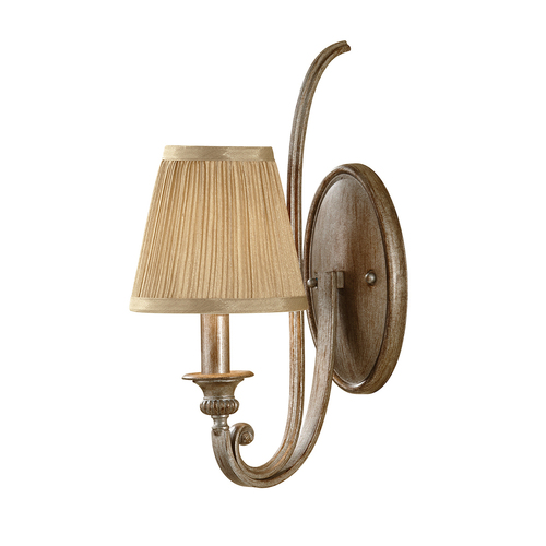 Kontrollera Abbey 1 ljus vägglampa Elstead