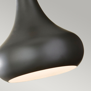 Beso 1-ljus minihängande lampa - mörkbrun Elstead small 3