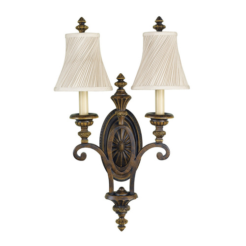 Kontrollera Drawing Room 2-ljus vägglampa Elstead