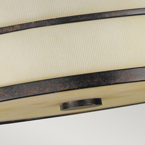 Fusion 3-ljus halvljus Elstead small 3