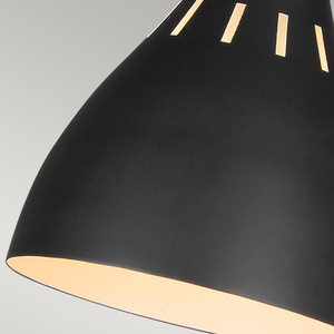 Joan 1 ljus bordslampa - midnattssvart och bränd mässing Elstead small 4