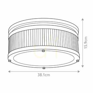 Paulson 3 Ljus Flush Mount Elstead small 4