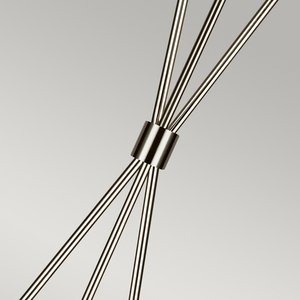 Penny 1 ljus golvlampa - polerad nickel Elstead small 2