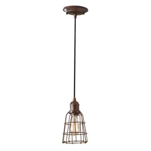 Kontrollera Urban Renewal 1-ljus taklampa - Parisian Bronze Elstead