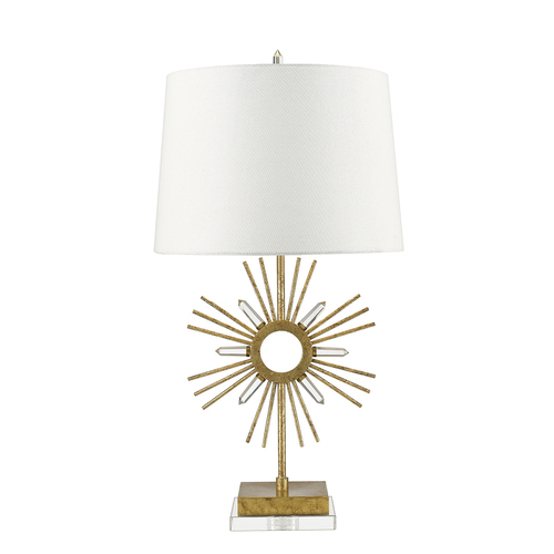 Kontrollera Sun King 1 ljus bordslampa Elstead