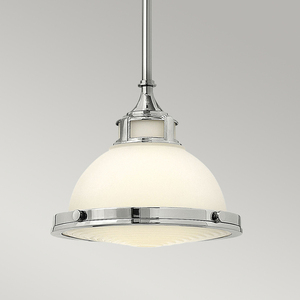 Amelia 1-ljus minihängande lampa - krom Elstead small 2
