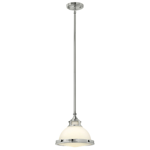 Amelia 1-ljus minihängande lampa - krom Elstead small 0