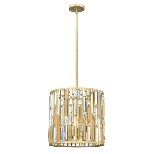 Kontrollera Gemma 3-ljus taklampa - silverblad Elstead