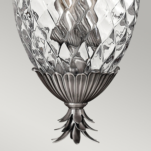 Plantation 4-ljus Pentant - Polerad antik nickel Elstead small 4