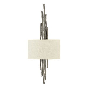 Spyre 2-ljus vägglampa - metallisk matt brons Elstead small 0