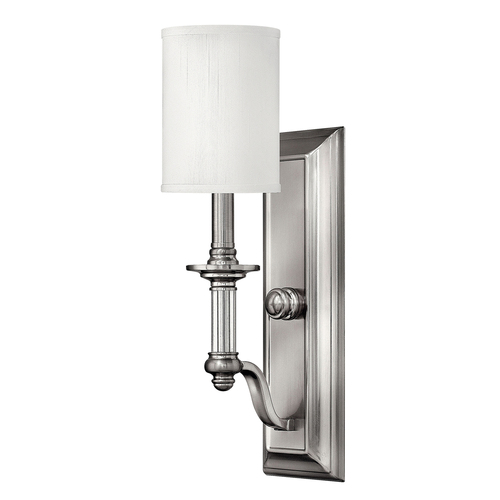 Kontrollera Sussex vägglampa med 1 ljus Elstead