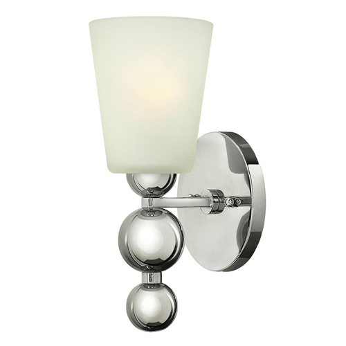 Kontrollera Zelda vägglampa med 1 ljus - polerad nickel Elstead