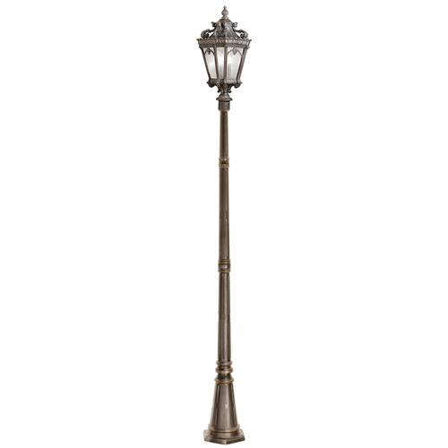 Kontrollera Tournai 3 ljus extra stor lampstolpe Elstead