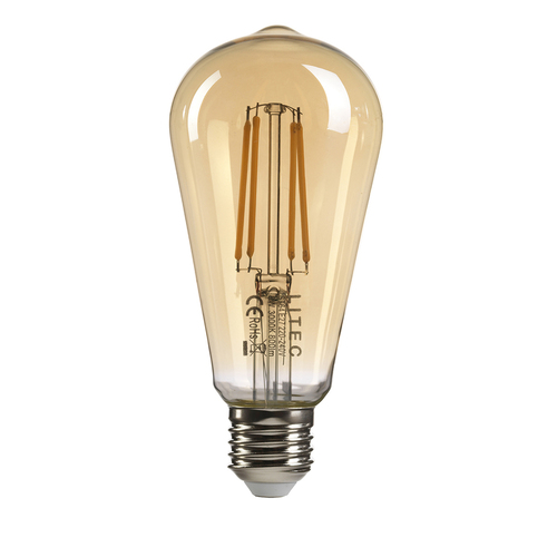Kontrollera Litec Edison Style E27 lampa Elstead