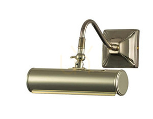 Tavellampa 1 ljus Small - Polerad mässing Elstead small 0