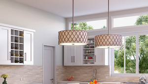 Elstead Brown Grille 4 pendellampa small 1