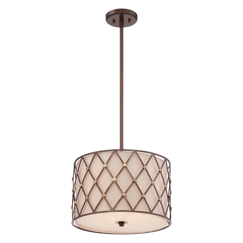 Kontrollera Hänglampa Elstead Brown Crate 3