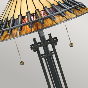 CHASTAIN 2 Tiffany skrivbords-/bordslampa - Elstead small 2