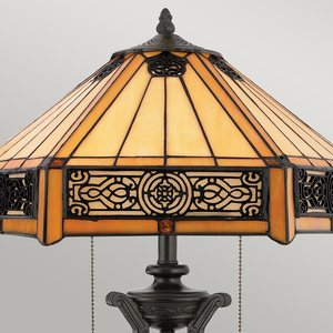INDUS 2 Tifanny bordslampa - Elstead small 1