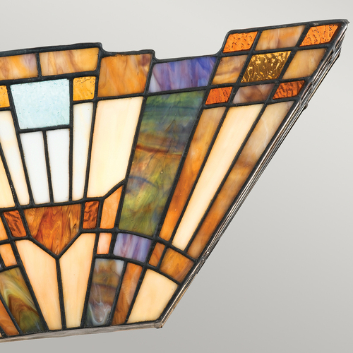 Kontrollera INGLENOOK 2 Tiffany vägglampa - Elstead