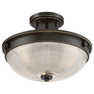 Mantle 2-ljus halvljus - Palladian Bronze Elstead small 2
