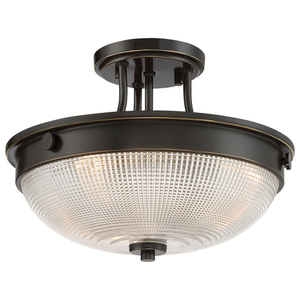 Mantle 2-ljus halvljus - Palladian Bronze Elstead small 3