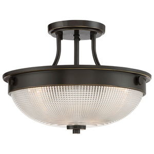 Mantle 2-ljus halvljus - Palladian Bronze Elstead small 0