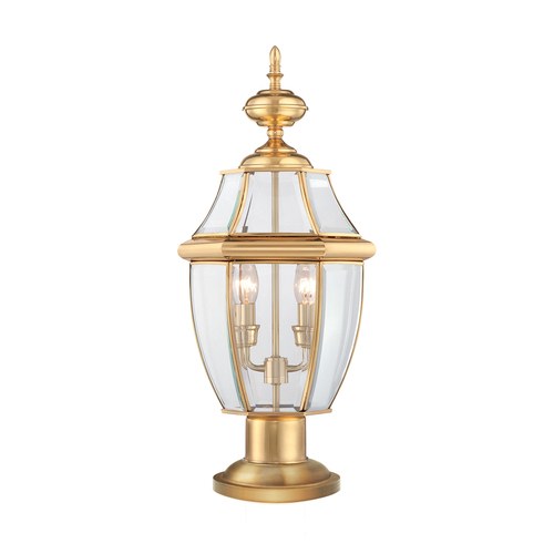 Kontrollera Newbury 2 ljus piedestal Elstead