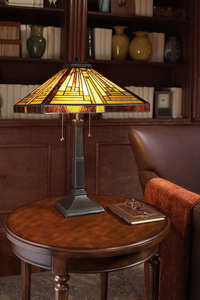 Stephen 2 ljus bordslampa Elstead small 1