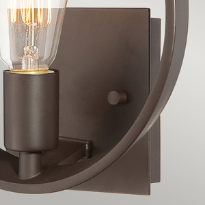 Theater Row vägglampa med 1 ljus - Western Bronze Elstead small 3