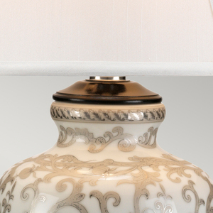Silver Thistle 1 ljus bordslampa Elstead small 2