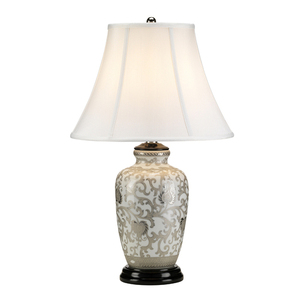 Silver Thistle 1 ljus bordslampa Elstead small 0