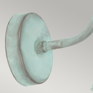 Somerton vägglykta med 1 lampa - Verdigris Elstead small 1