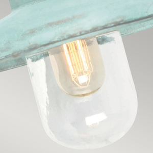 Somerton vägglykta med 1 lampa - Verdigris Elstead small 3