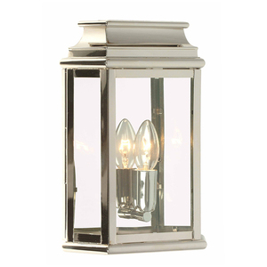 St Martins vägglykta med 1 lampa - polerad nickel Elstead small 0