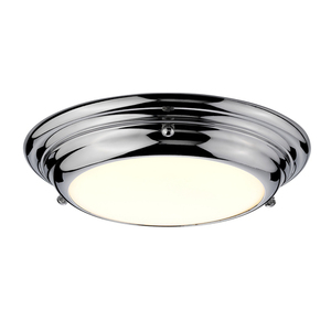 Welland 1-ljus mini LED-flushlampa - polerad krom Elstead small 0