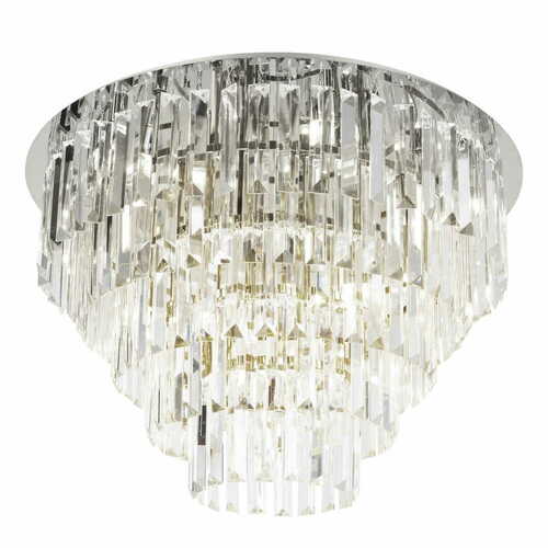 Kontrollera Plafond Max Light Monaco C0225 krom 80 cm 16xG9
