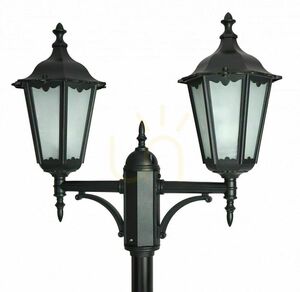 Stolplykta SU-MA Retro Classic OGMWN 2 svart 2×E27 195–295 cm small 1