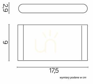Utomhusvägglampa SU-MA Slim svart LED 11W IP54 M1016 BL small 4