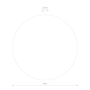 Nowodvorski RING MIRROR LED L 10278 vägglampa med spegel, 39 cm small 1