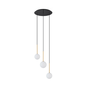 Pendellampa KARO III 10304 Nowodvorski – 3 glaskupor, 3×G9 small 0