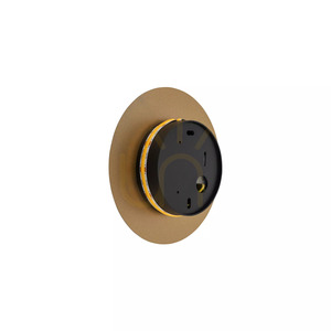 Nowodvorski RING LED S 10317 vägglampa, satinerat guldfärgad, 15 cm small 6