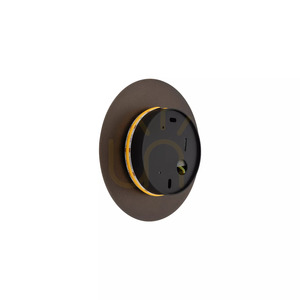 Nowodvorski RING LED S 10315 vägglampa, satinfinish i chokladbrunt, 15 cm small 5