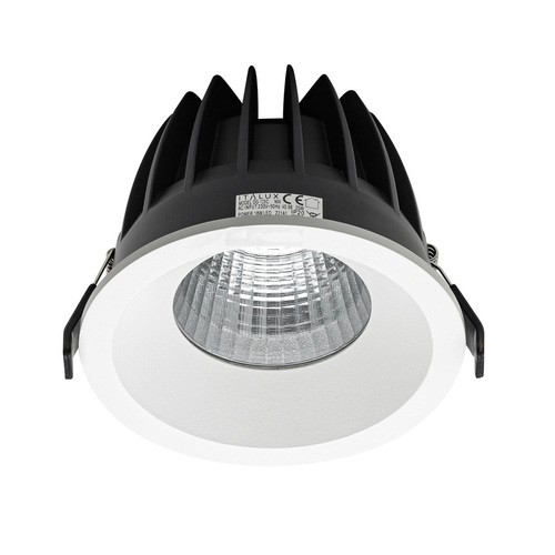 Kontrollera Infälld LED-armatur Italux Rezzo vit 18W IP54 4000K DG-125C/WK-NW/70