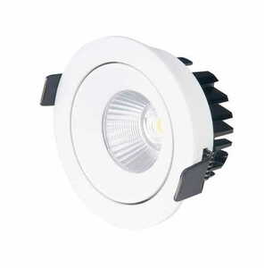 Infälld armatur Max Light CykloP H0094 vit LED 12W IP65 Ø6 cm small 0