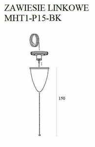 Kabelavstängning Max Light MAX 1,5 m svart aluminium MHT1-P15-BK small 1