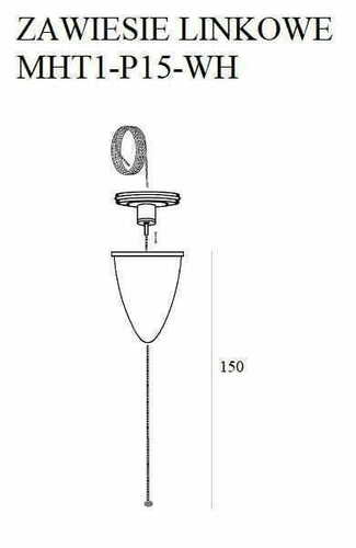 Kontrollera Kabelsuspension Max Light MAX vit 1,5 m aluminium MHT1-P15-WH