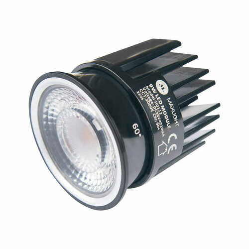 Kontrollera Max Light Bellatrix H0112 svart dimbar LED-modul 9 W 3000 K