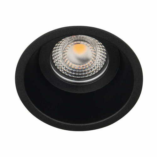 Kontrollera Infälld armatur Max Light Bellatrix H0114 svart 9W 3000K IP54 8,5 cm